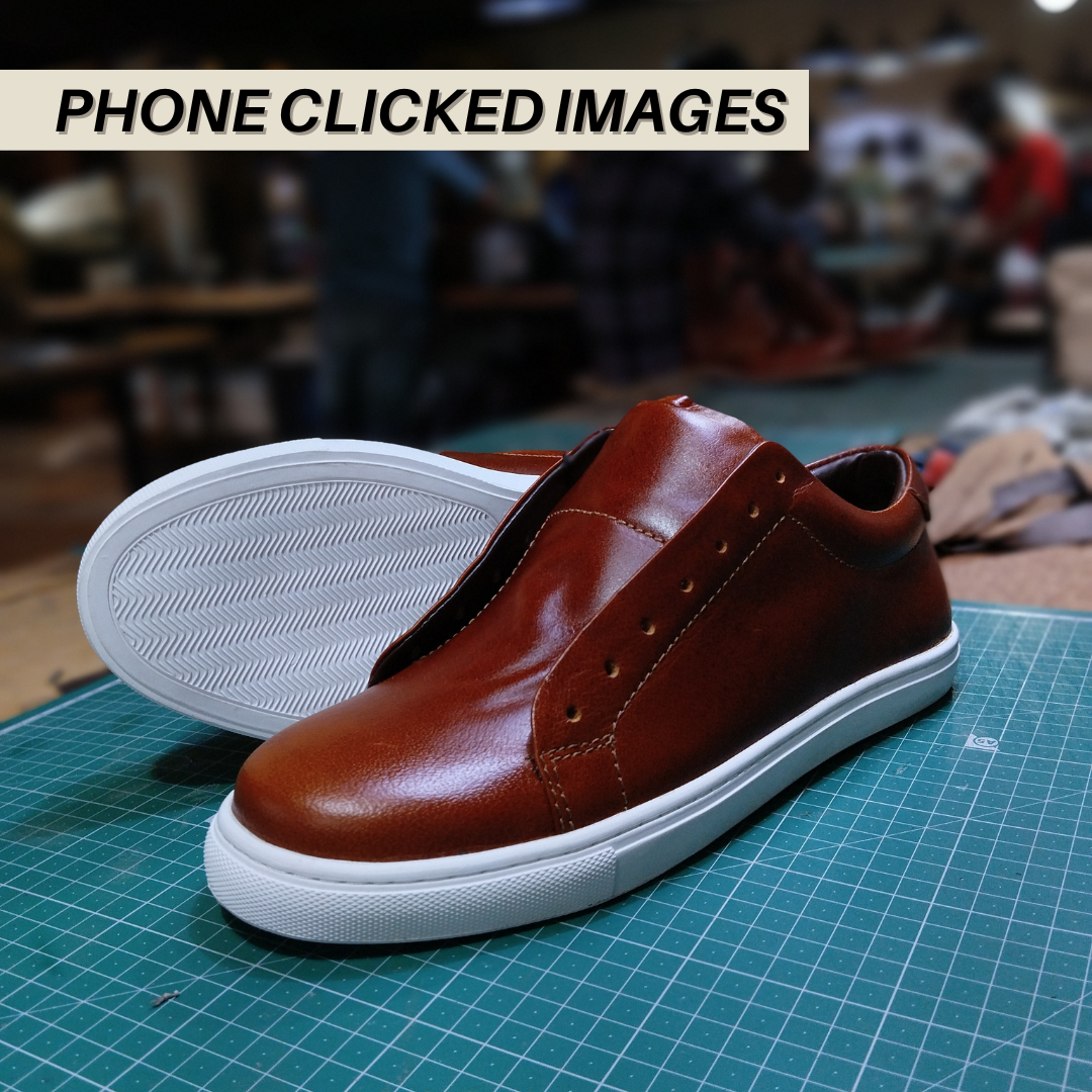 Manhattan Low Top Sneakers (Saddle Tan)