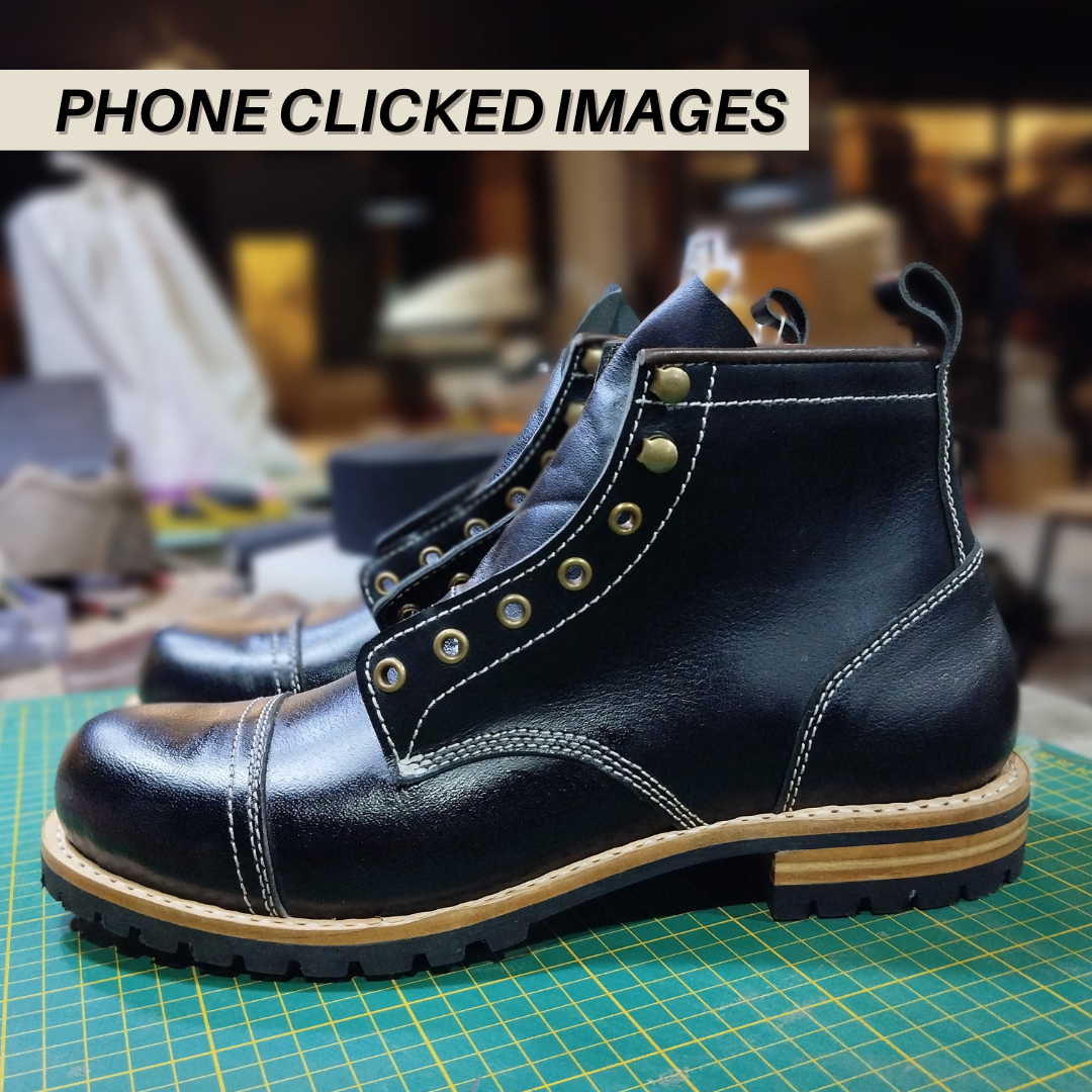 Ranger Boots 6" (Raven Black) Goodyear Welted