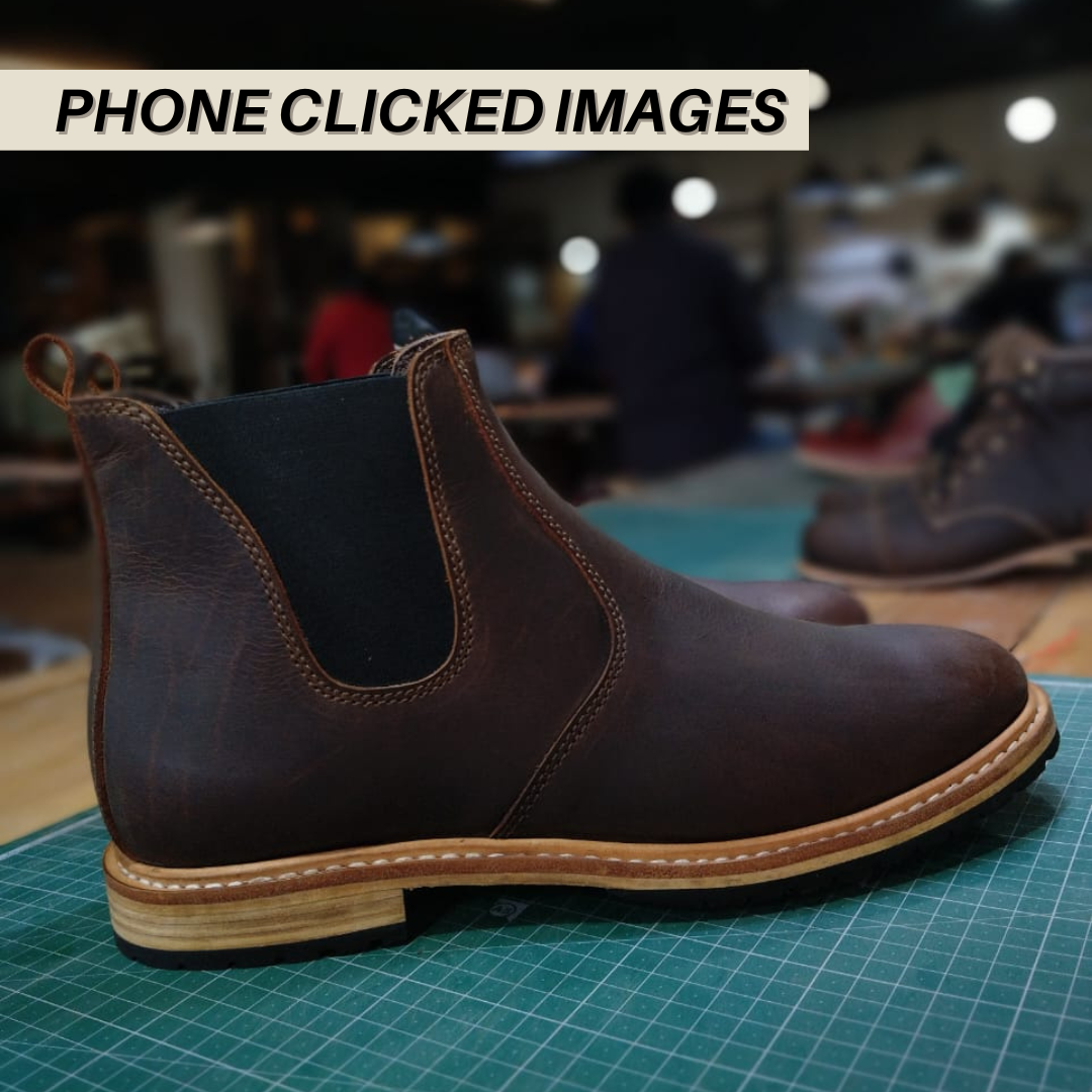 Chicago Chelsea Boots (Vintage Brown) Welted Goodyear