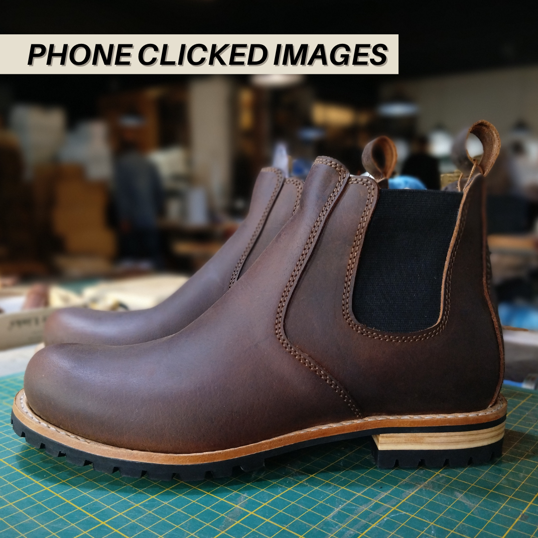 Chelsea Explorer Leather Boots 6" (Vintage Brown) Goodyear Welted