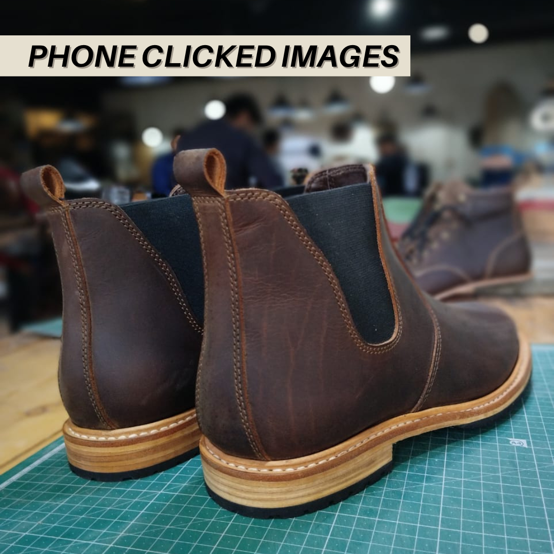 Chicago Chelsea Boots (Vintage Brown) Welted Goodyear