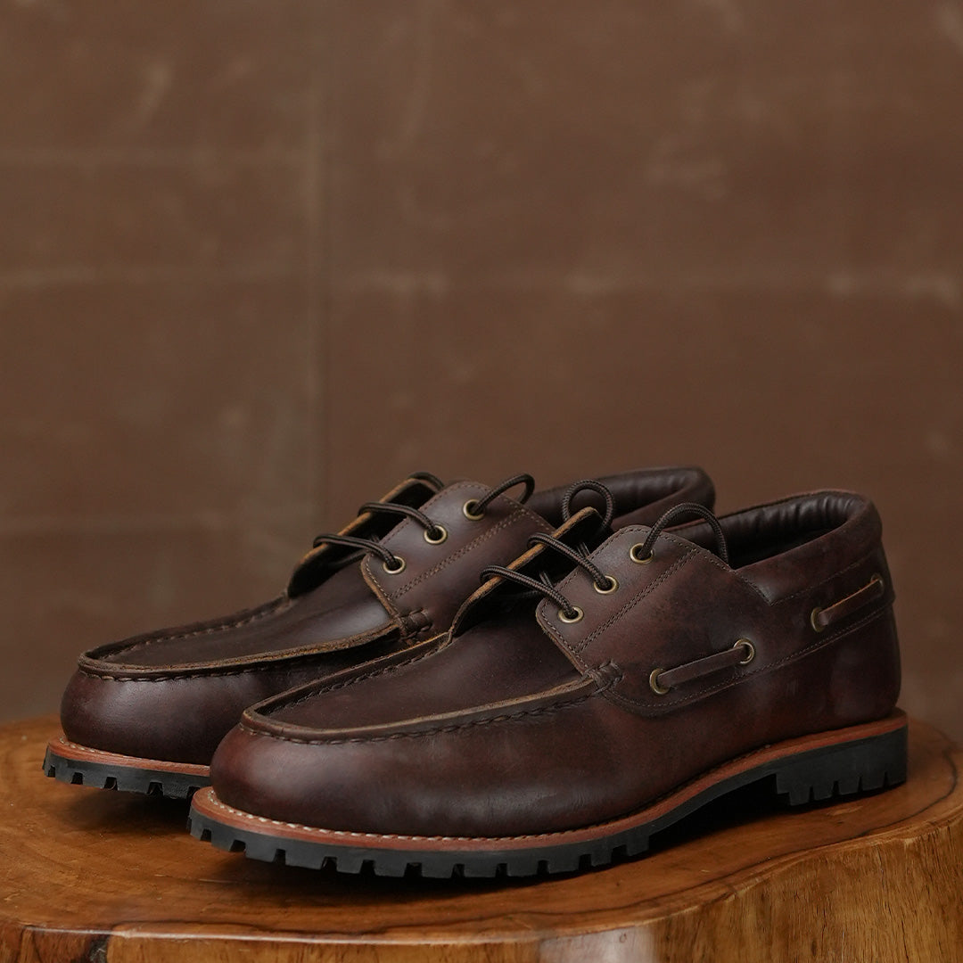 Voyger Boat Shoes ( Vintage Brown ) 521 CRS