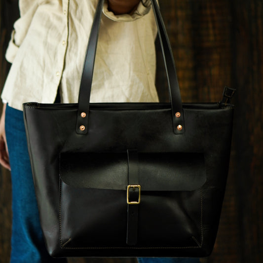 Alyssa Tote Bag (Raven Black)