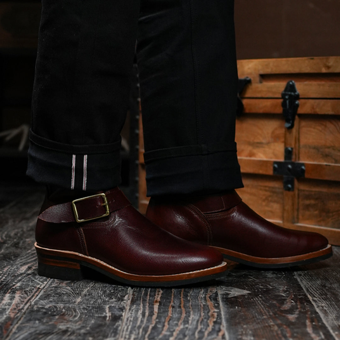 The Foundry Engineer Boots (Saddle Tan) Goodyear Welted