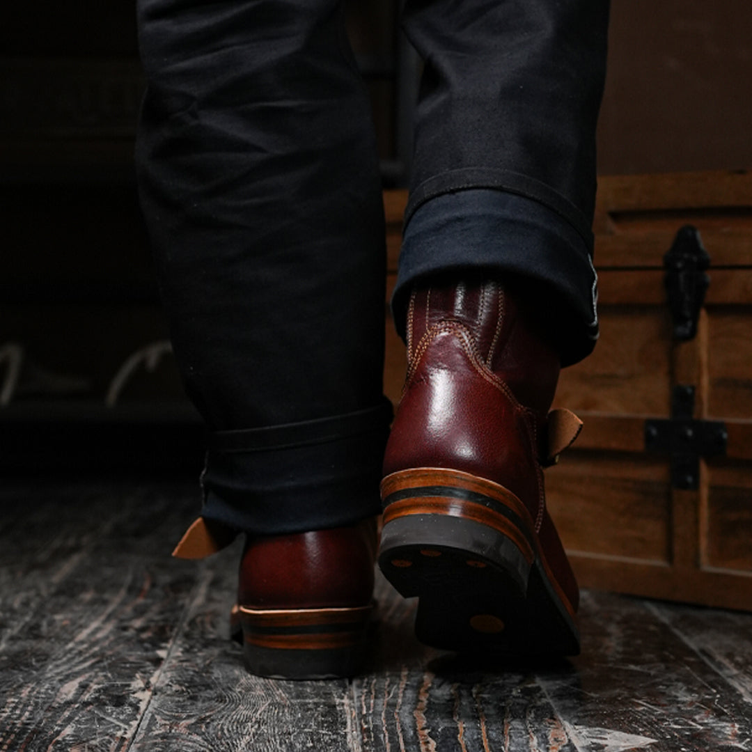 The Foundry Engineer Boots (Saddle Tan) Goodyear Welted