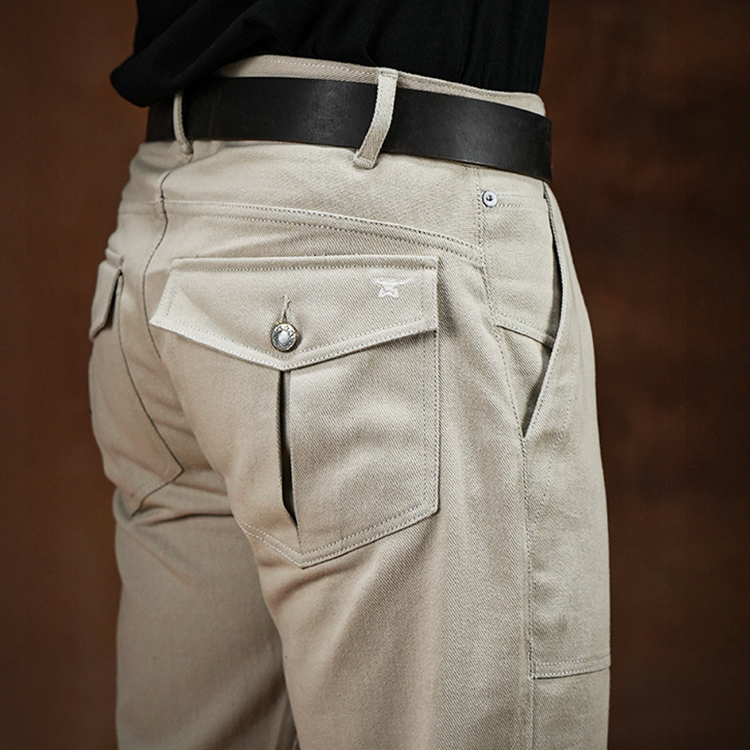 Fatigue Pants Arctic Wolf 12 Oz Cotton Twill For Men (True Straight)