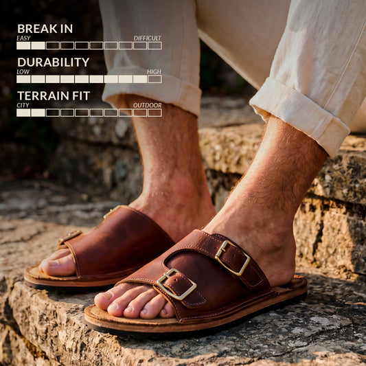 Atelier Slides (Saddle Tan)
