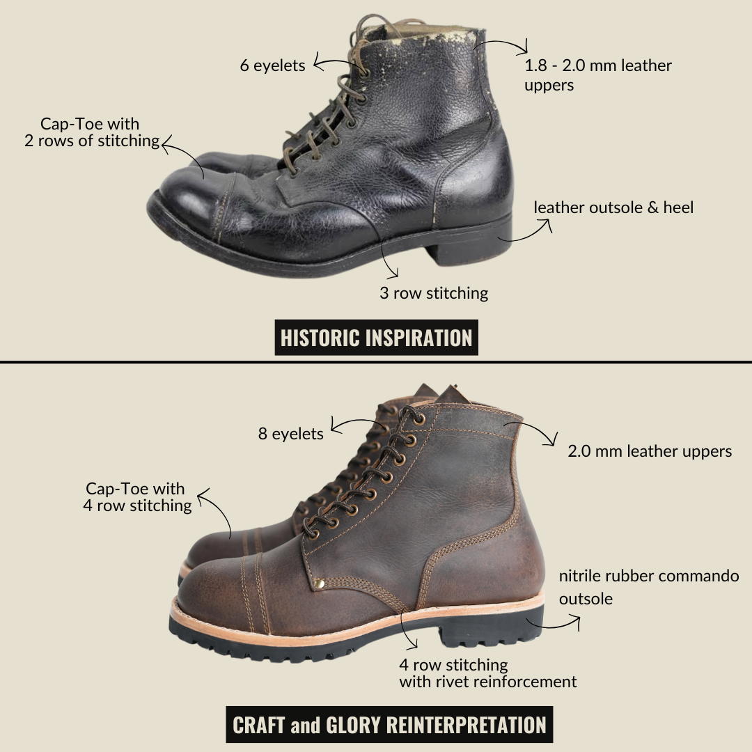 Gurkha Combat Boots 8" (Saddle Tan) Goodyear Welted
