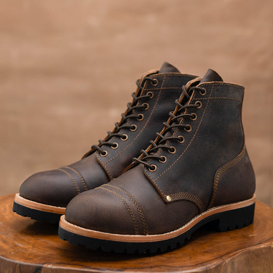 Combat Boots 6" (Vintage Brown) Goodyear Welted