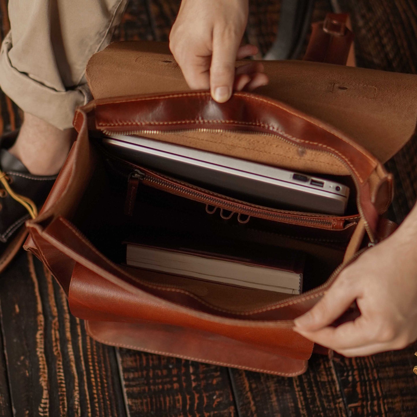 Heritage Backpack (Saddle Tan)