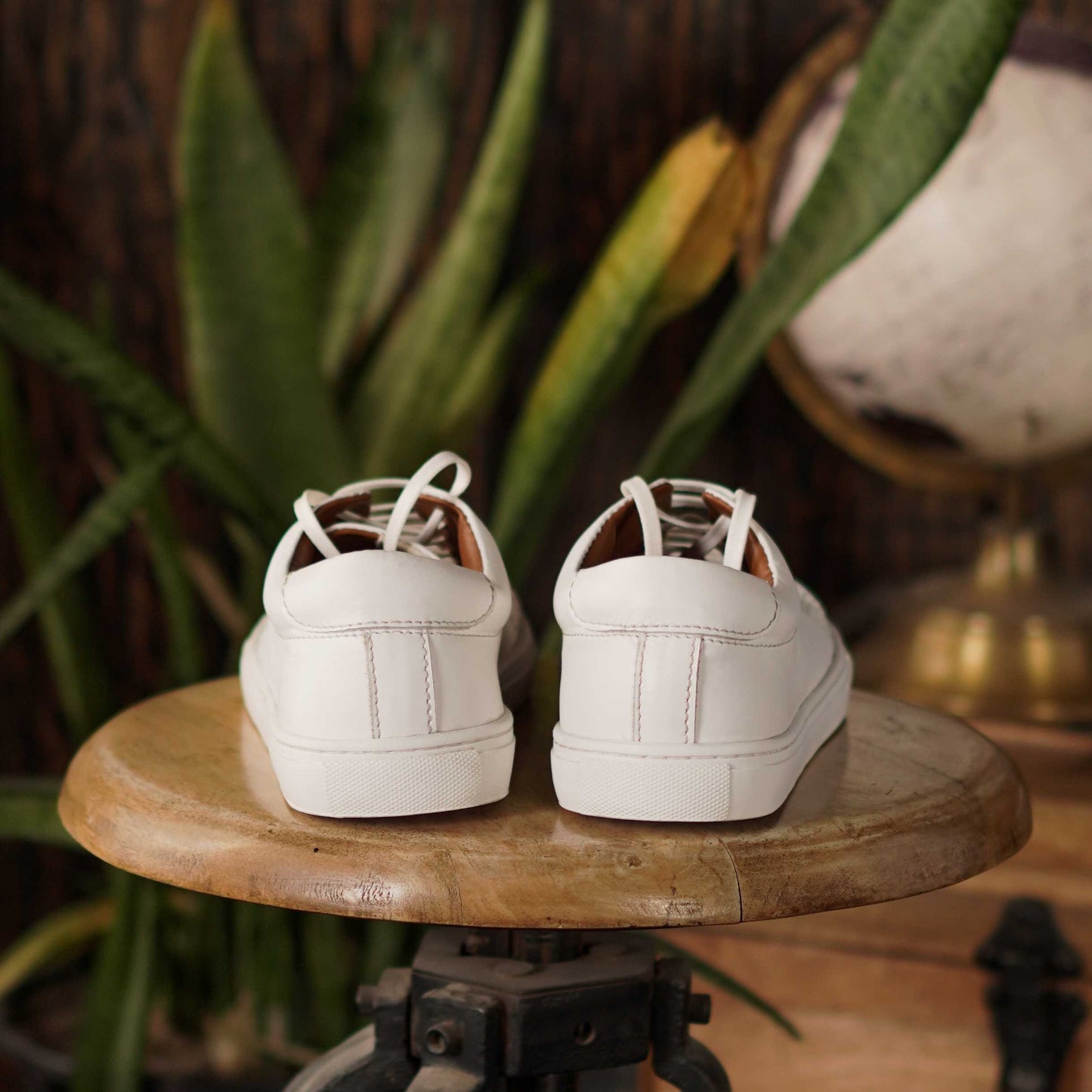 Manhattan Low Top Sneakers (Pearl White)