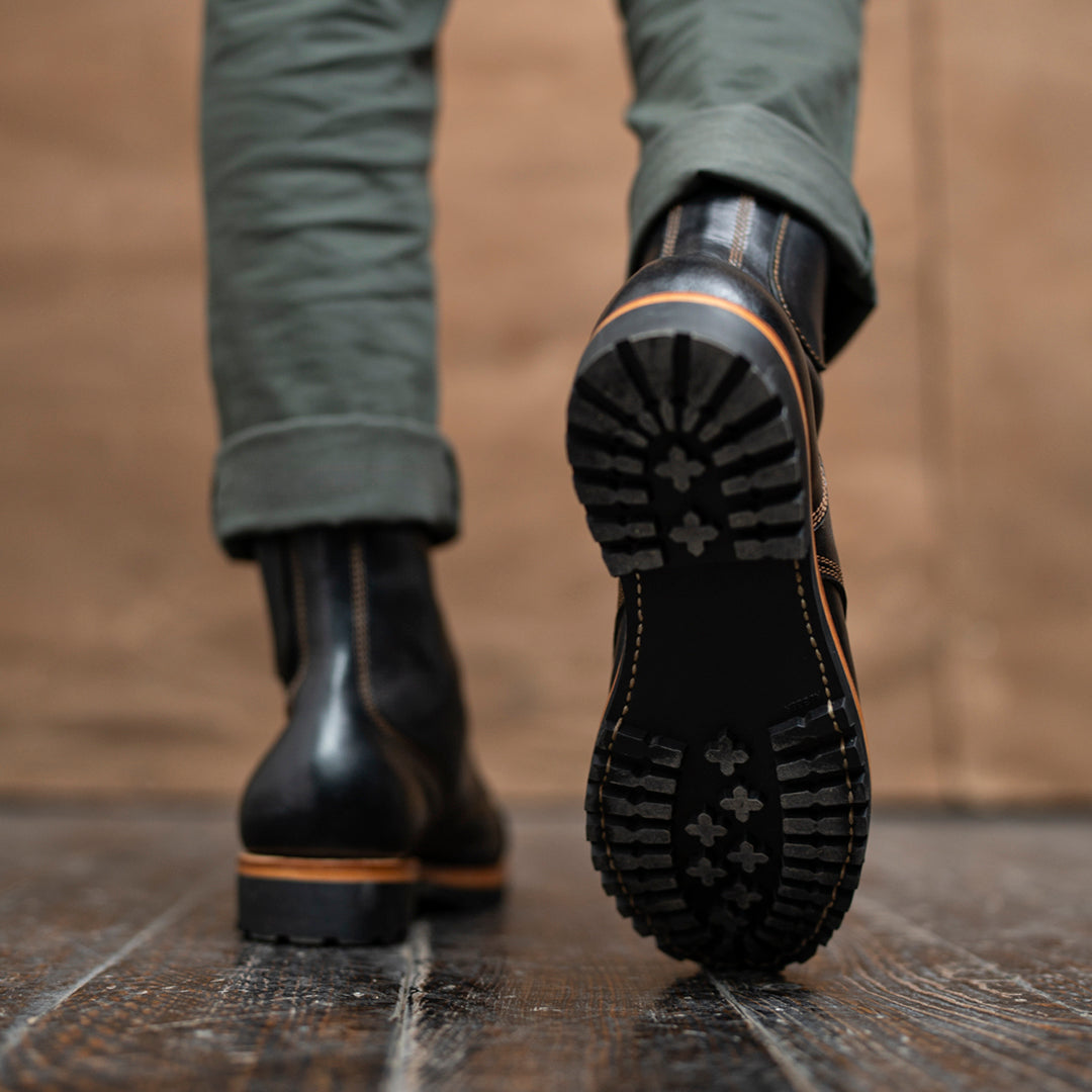 Combat Boots 8" (Raven Black) Goodyear Welted