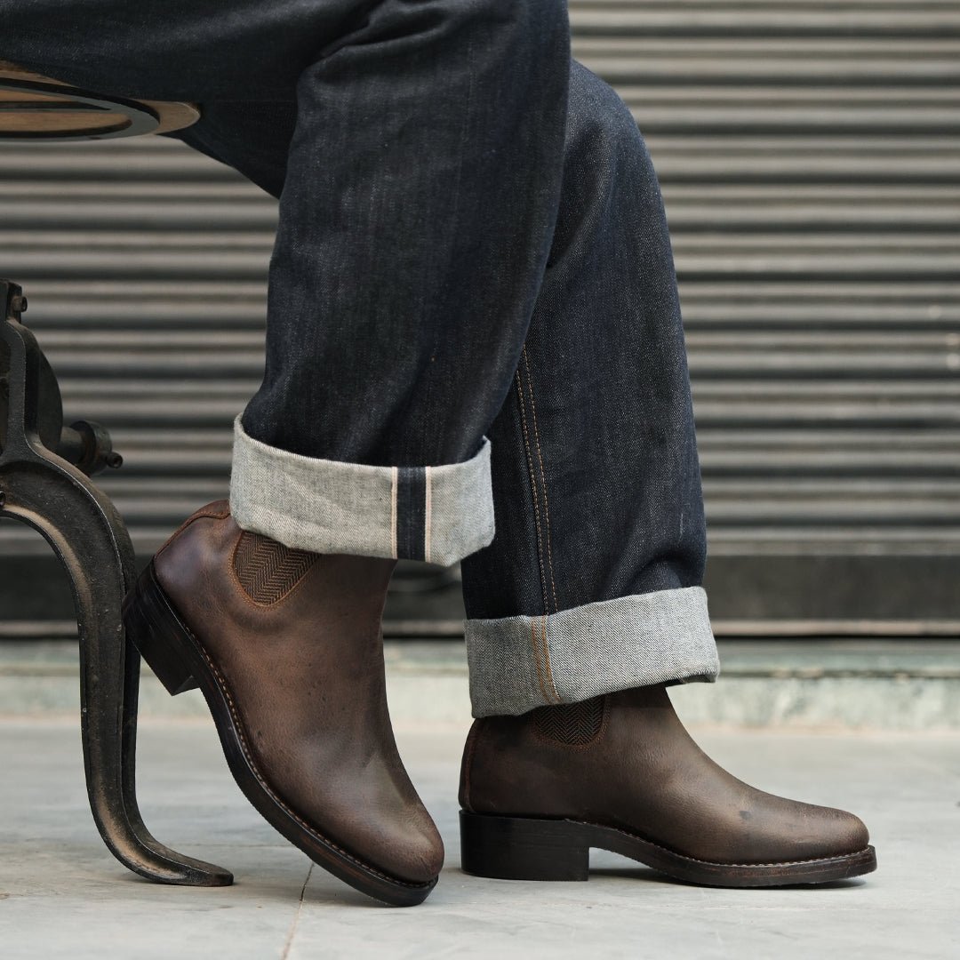 Heritage Chelsea Boots 6" (Vintage Brown) Goodyear Welted