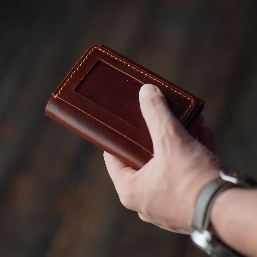 Legacy Trifold Wallet (Saddle Tan)