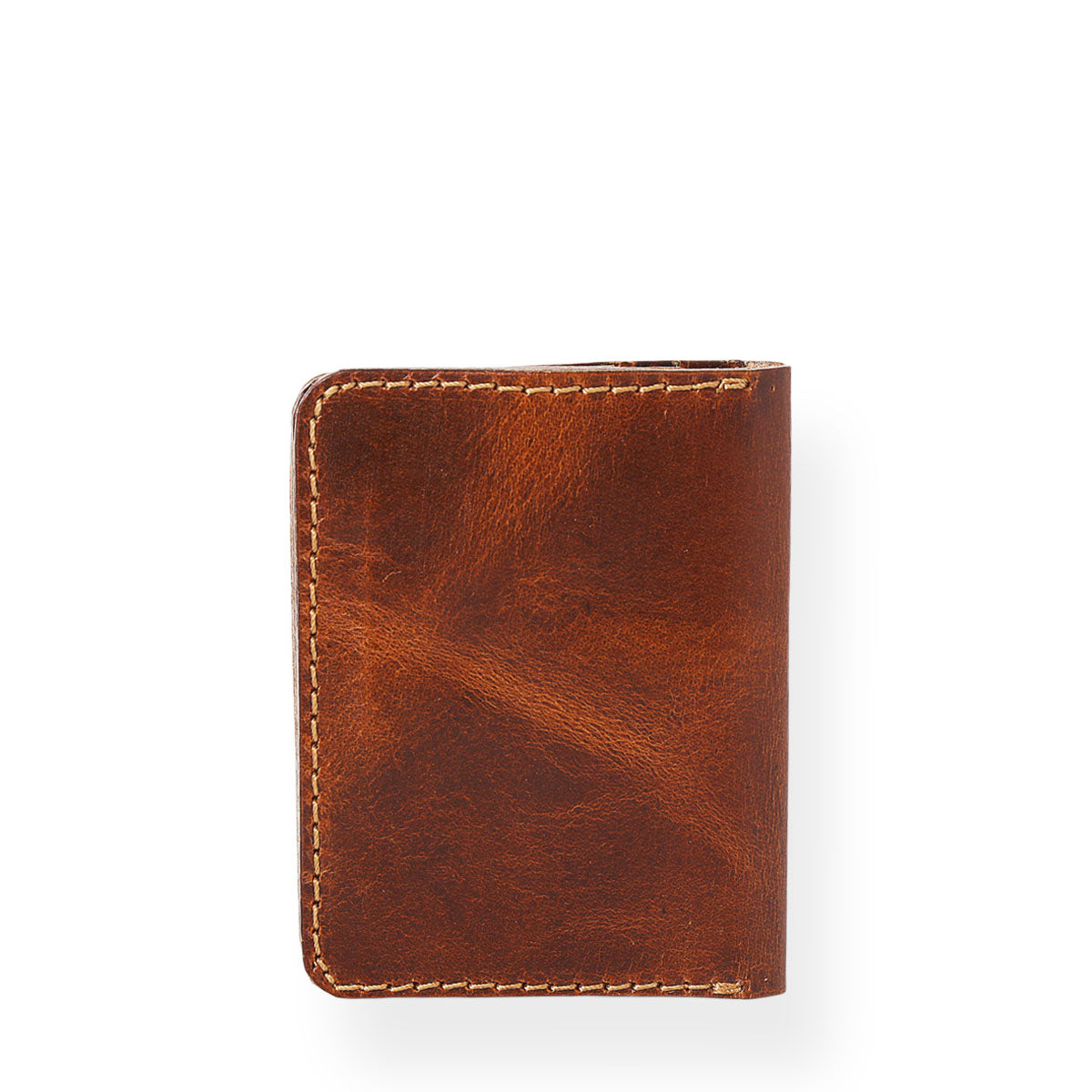 Bi-Fold Vertikaler Kartenhalter (Saddle Tan)