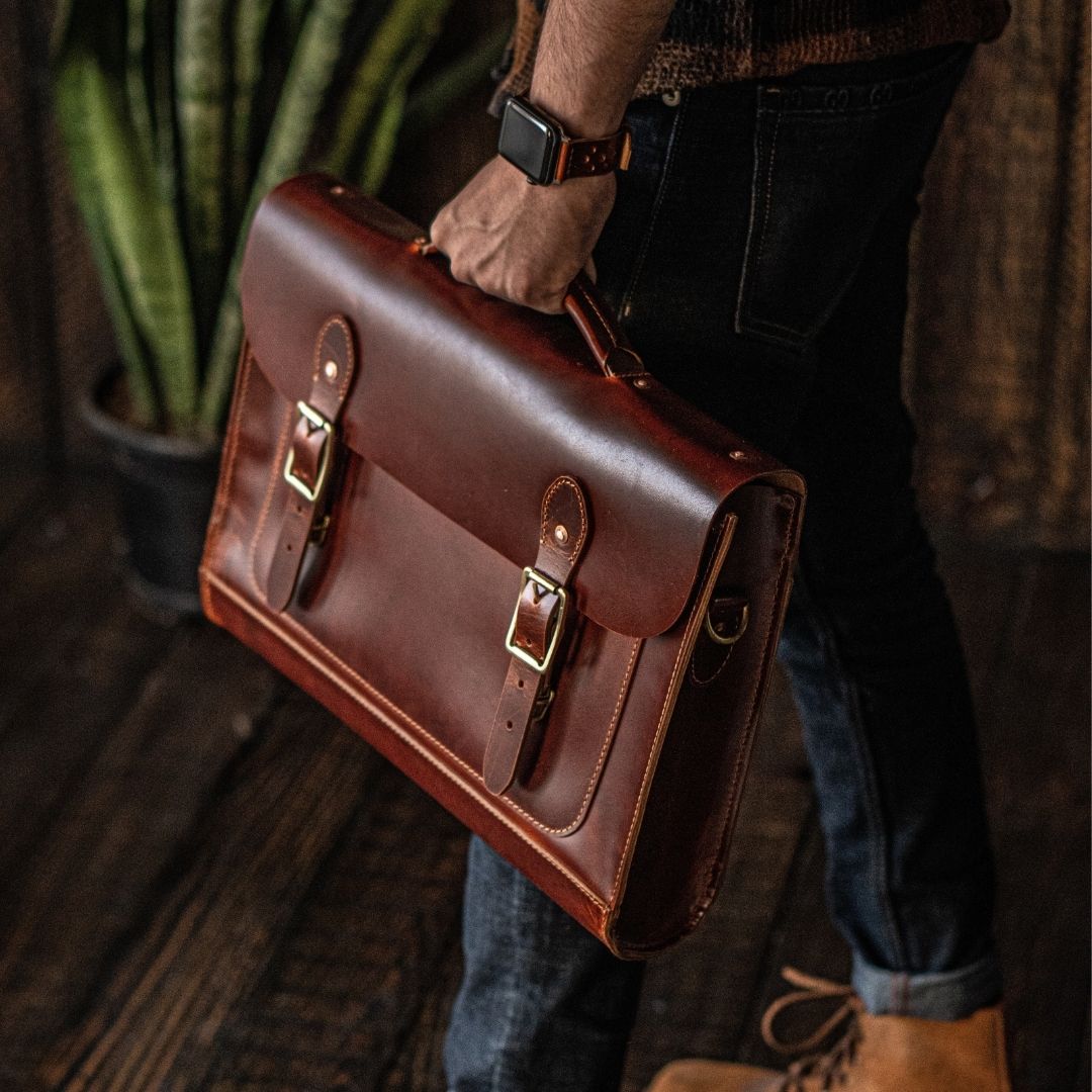 Hudson Satchel (Saddle Tan)