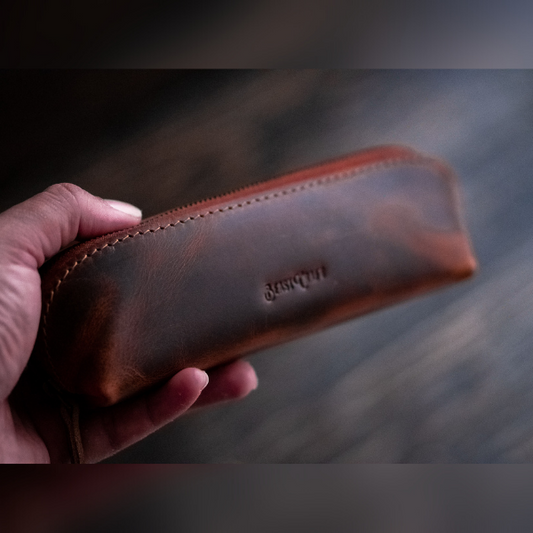 Pochette de papeterie Oxford (Selle Tan)
