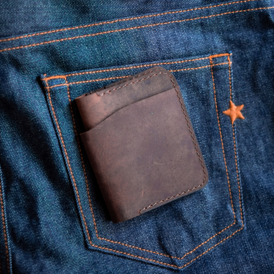 Mini portefeuille Glasgow (marron vintage)