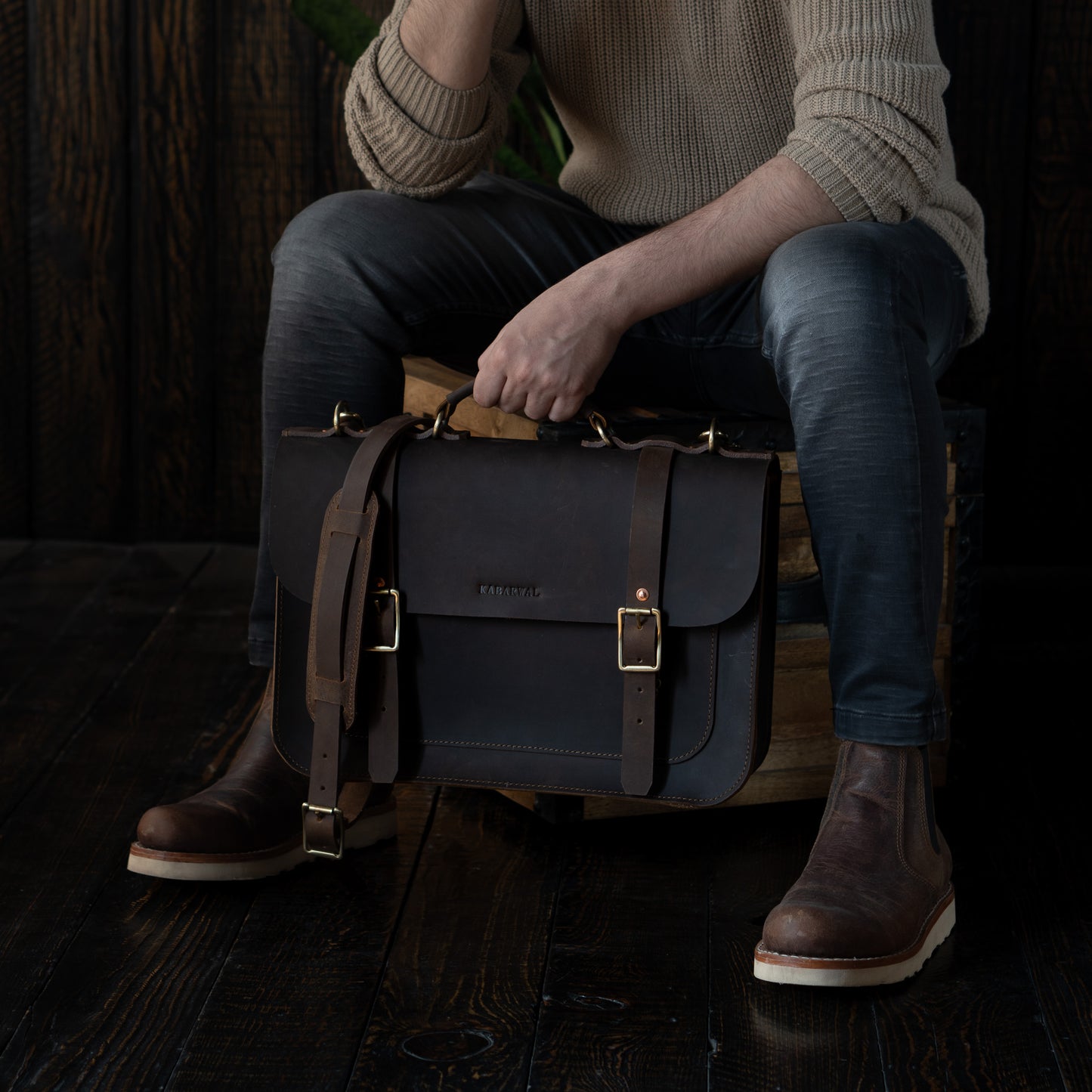 Brooklyn Satchel (Vintage Braun)