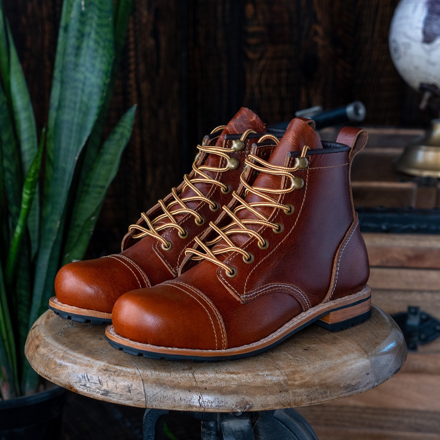 Bottes Ranger pour femmes (Saddle Tan) Goodyear Welted