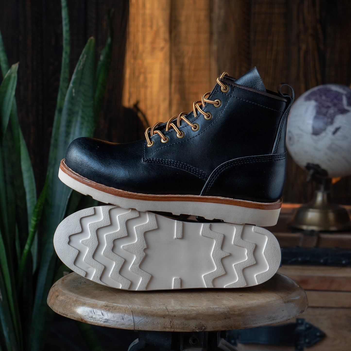 Field Boots (Raven Black) Goodyear Welted