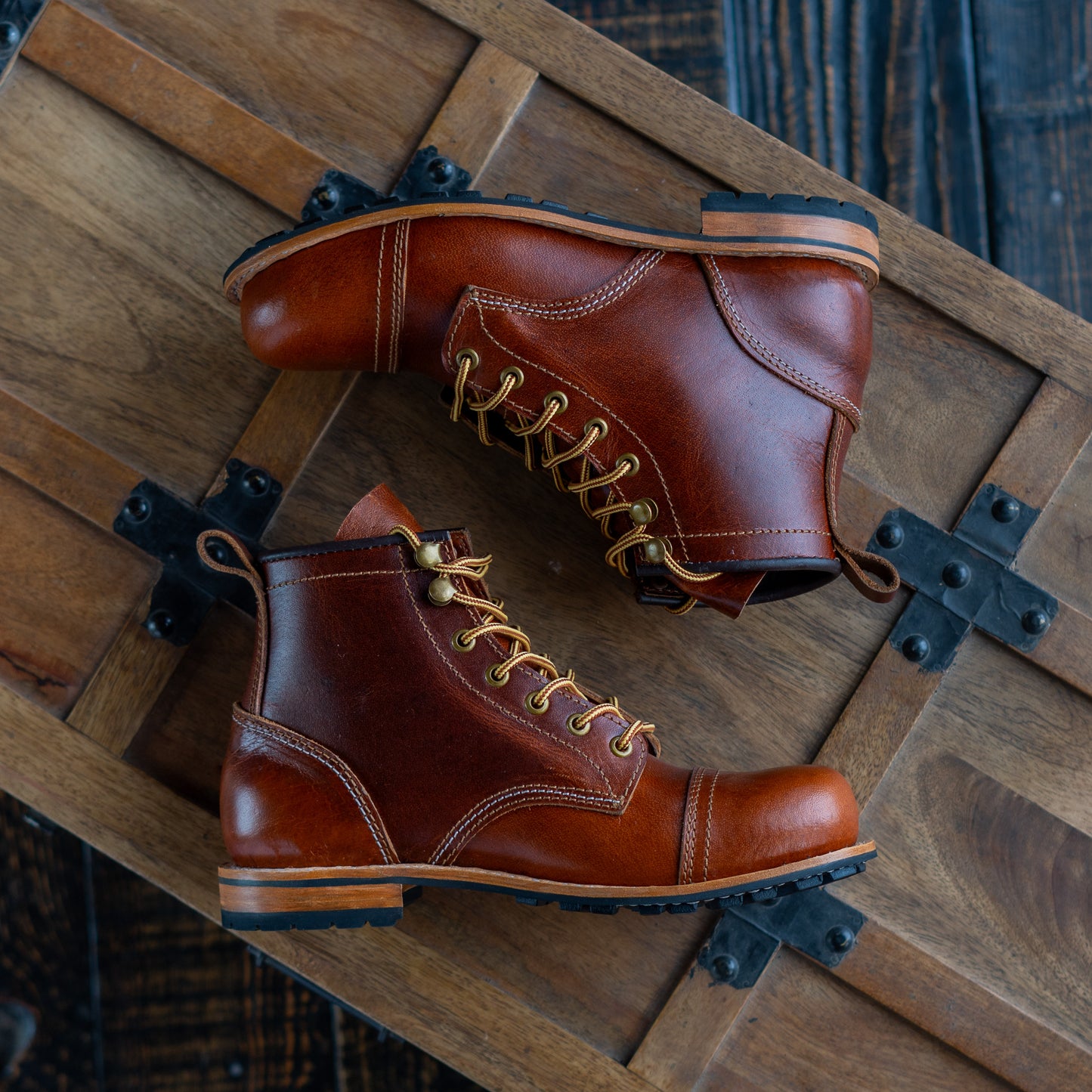 Bottes Ranger pour femmes (Saddle Tan) Goodyear Welted