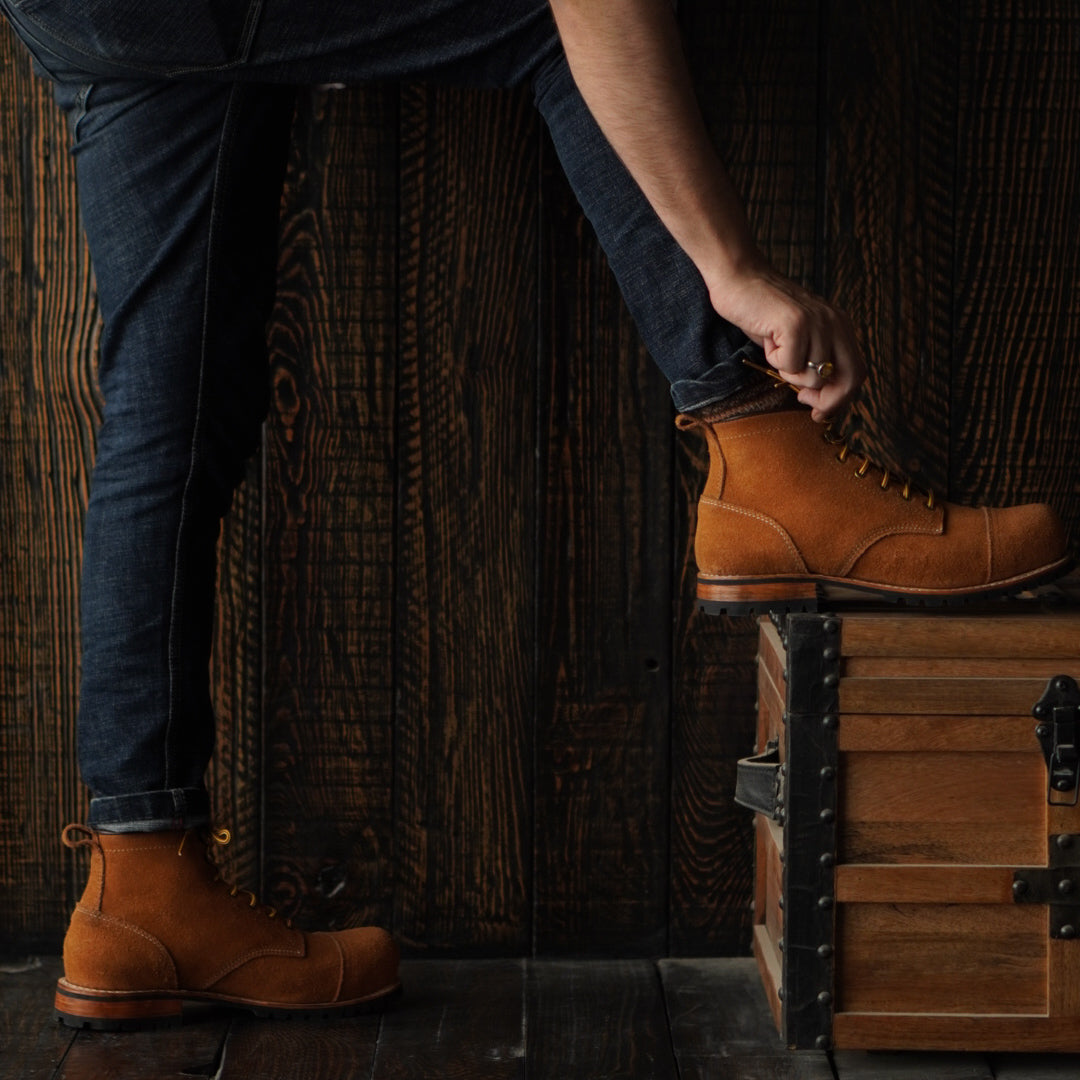 Ranger Boots (Rough Out Suede) Goodyear Welted