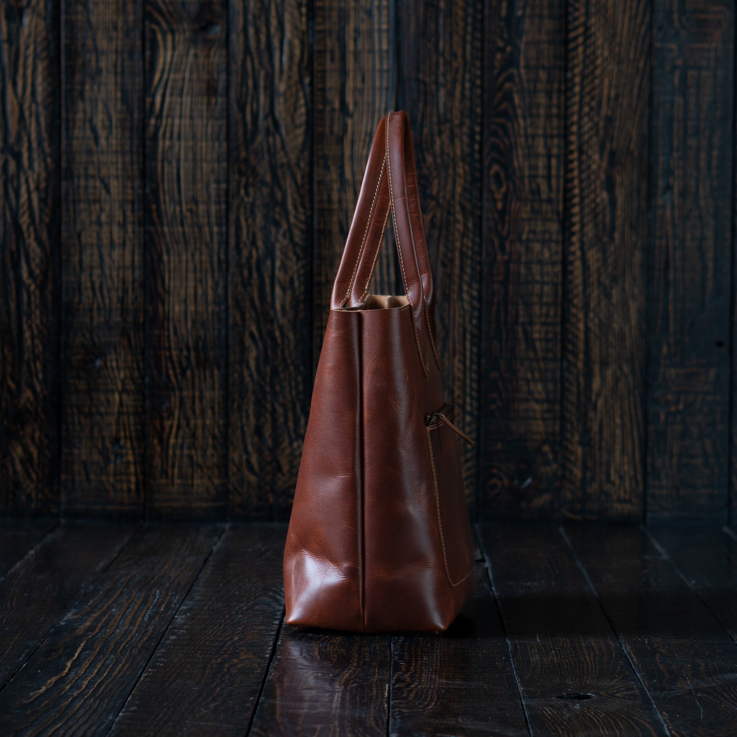 Jessica Tote Bag (Saddle Tan)