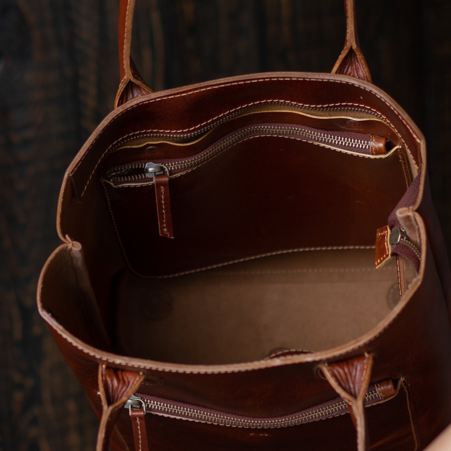 Jessica Tote Bag (Saddle Tan)