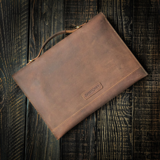 Satchel-Ärmel (Vintage Brown)
