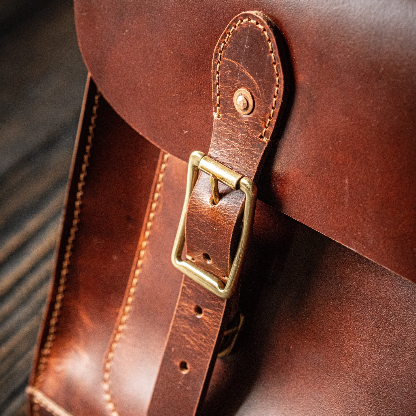 Hudson Satchel (Saddle Tan)