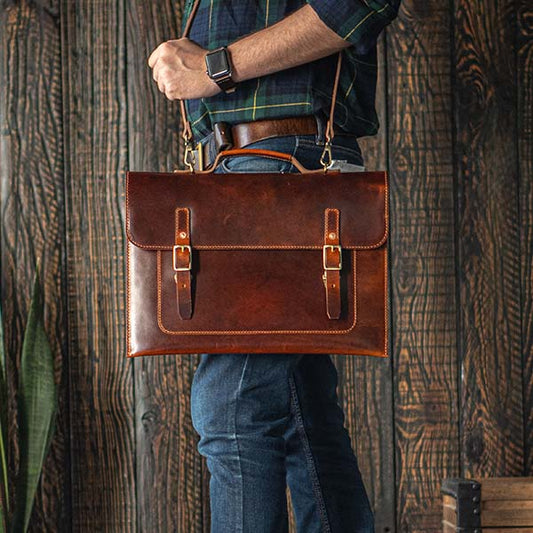 Satchel-Ärmel (Saddle Tan)