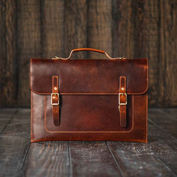 Satchel Sleeve (Saddle Tan)