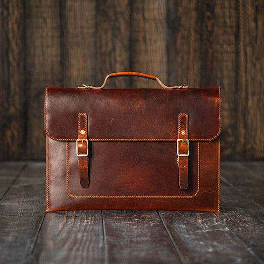 Satchel-Ärmel (Saddle Tan)