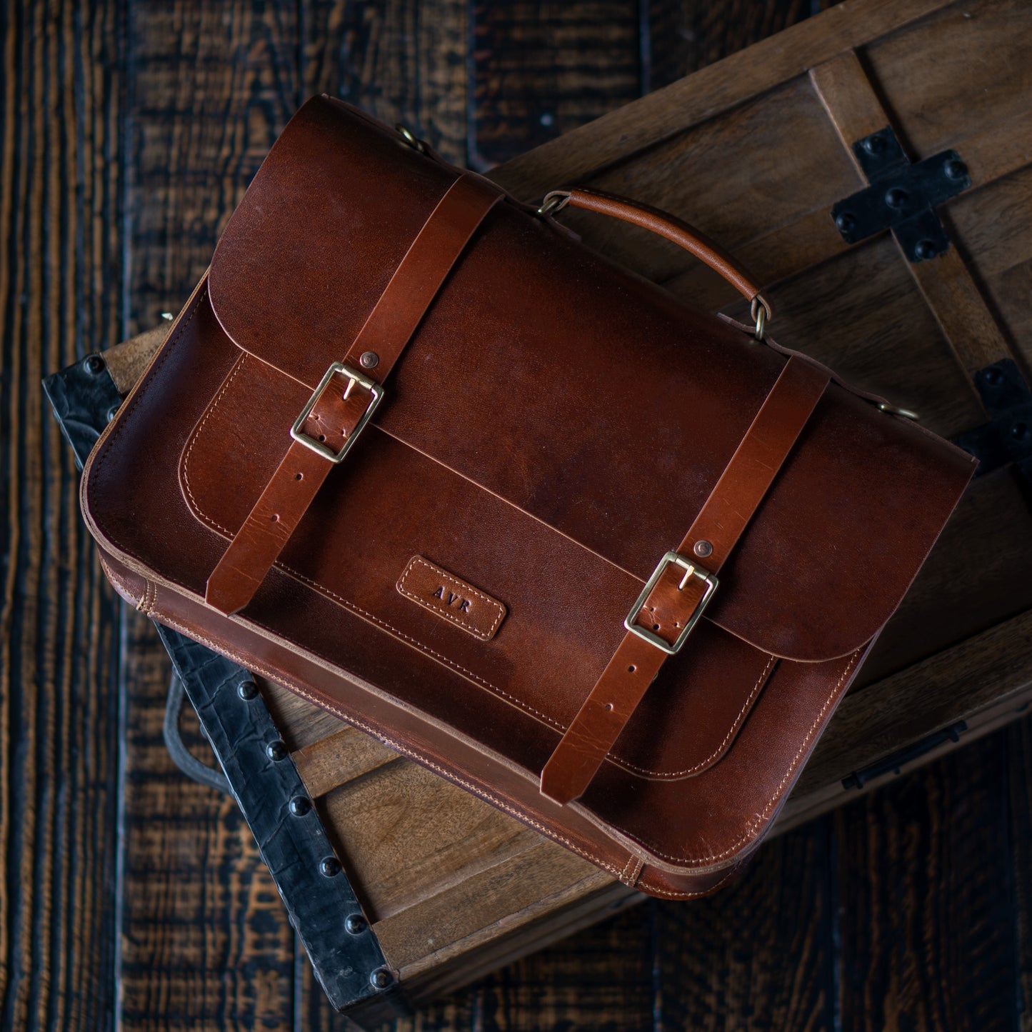 Brooklyn Satchel (Saddle Tan)