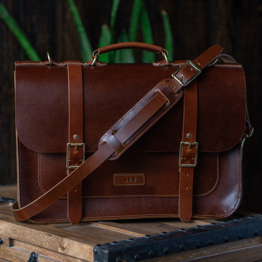 Brooklyn Satchel (Saddle Tan)