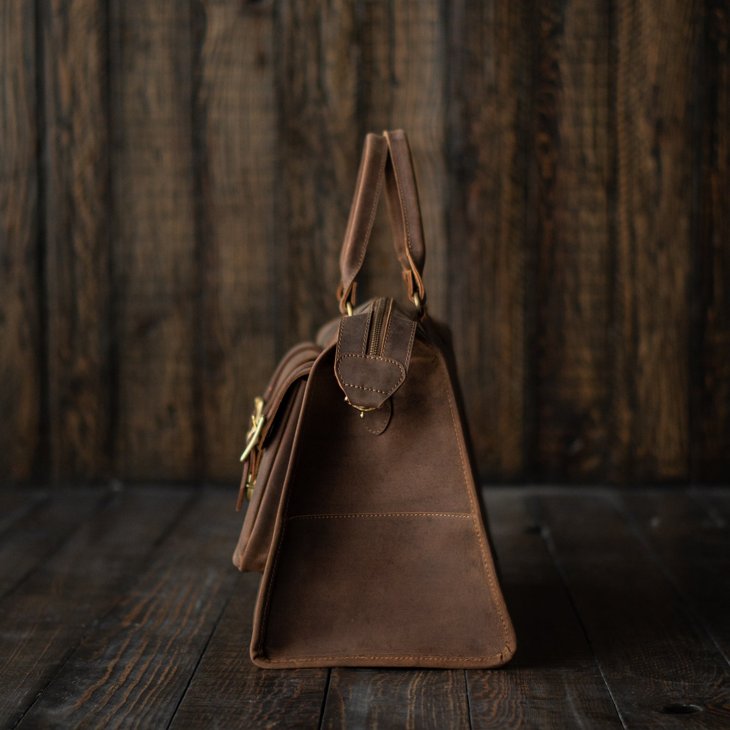 Diplomat Duffle Weekender (Vintage Brown)