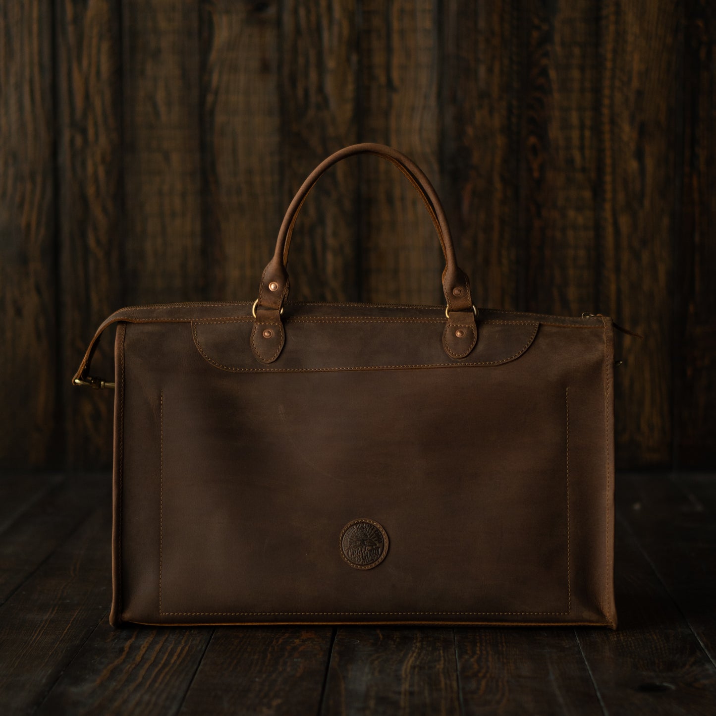 Diplomat Duffle Weekender (Vintage Brown)