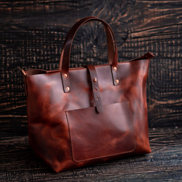 Portland Tote (Saddle Tan)