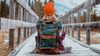 Waxed Canvas Leather Backpack created to consider the Travel Lovers.
