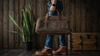 duffle bag, mens duffle bag, pure leather duffle bag