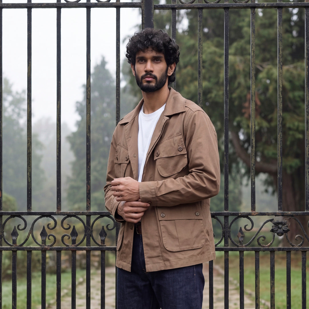 Tropical Jungle Jacket (Khaki)