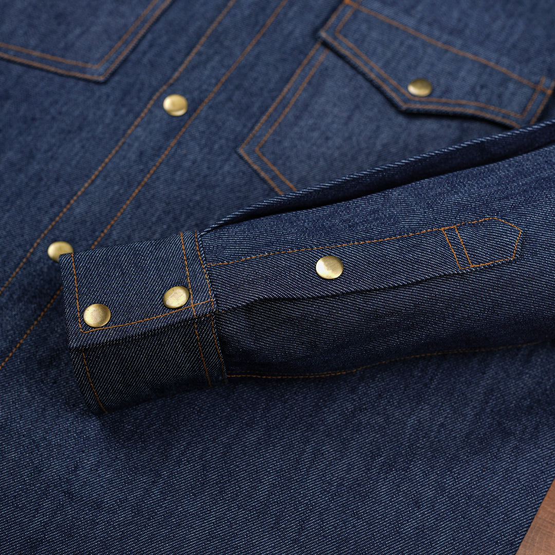 Selvedge Denim Overshirt 10 Oz (Indigo Blue)