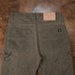 Double Knee Carpenter Field Tan 12 Oz Hard Waxed Canvas Pants For Men (True Straight)
