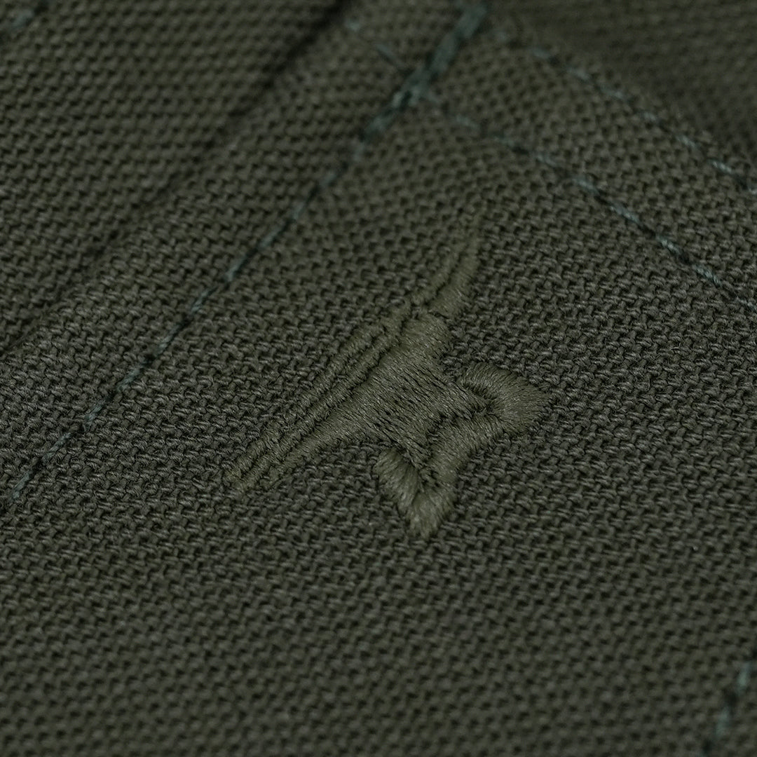 Fatigue Pants Military Green 12 Oz Selvedge Canvas For Men (True Straight)