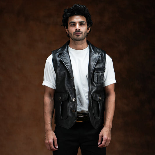 Gentleman’s Vest Jacket (Raven Black) Pre-Order