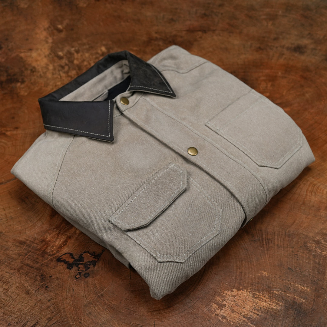 Cabin Jacket Sandstorm 12 Oz Oil Waxed Twill