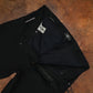 Five Pocket Double Black 14 Oz Selvedge Denim For Men (True Straight)