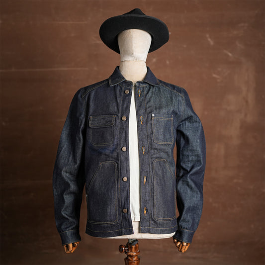 Chore Jacket Blue Blood 13 Oz Selvedge Denim