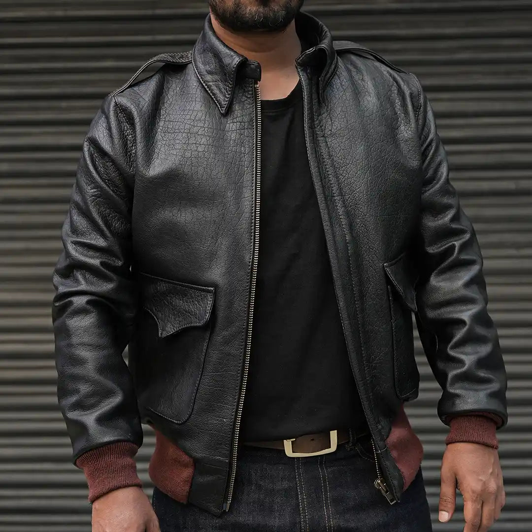 A2 Flight Jacket (Raven Black)